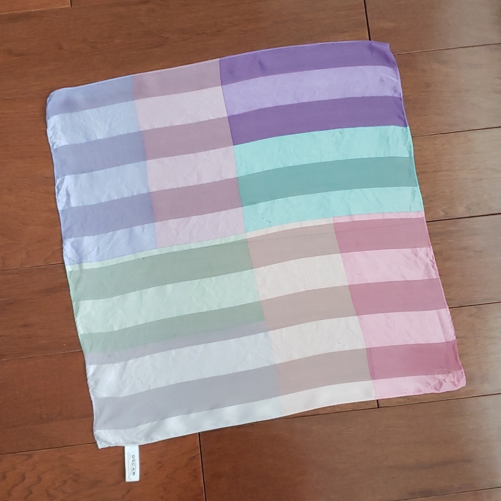 Oscar by ODLR Pastel Silk Scarf - Picture 7 of 7